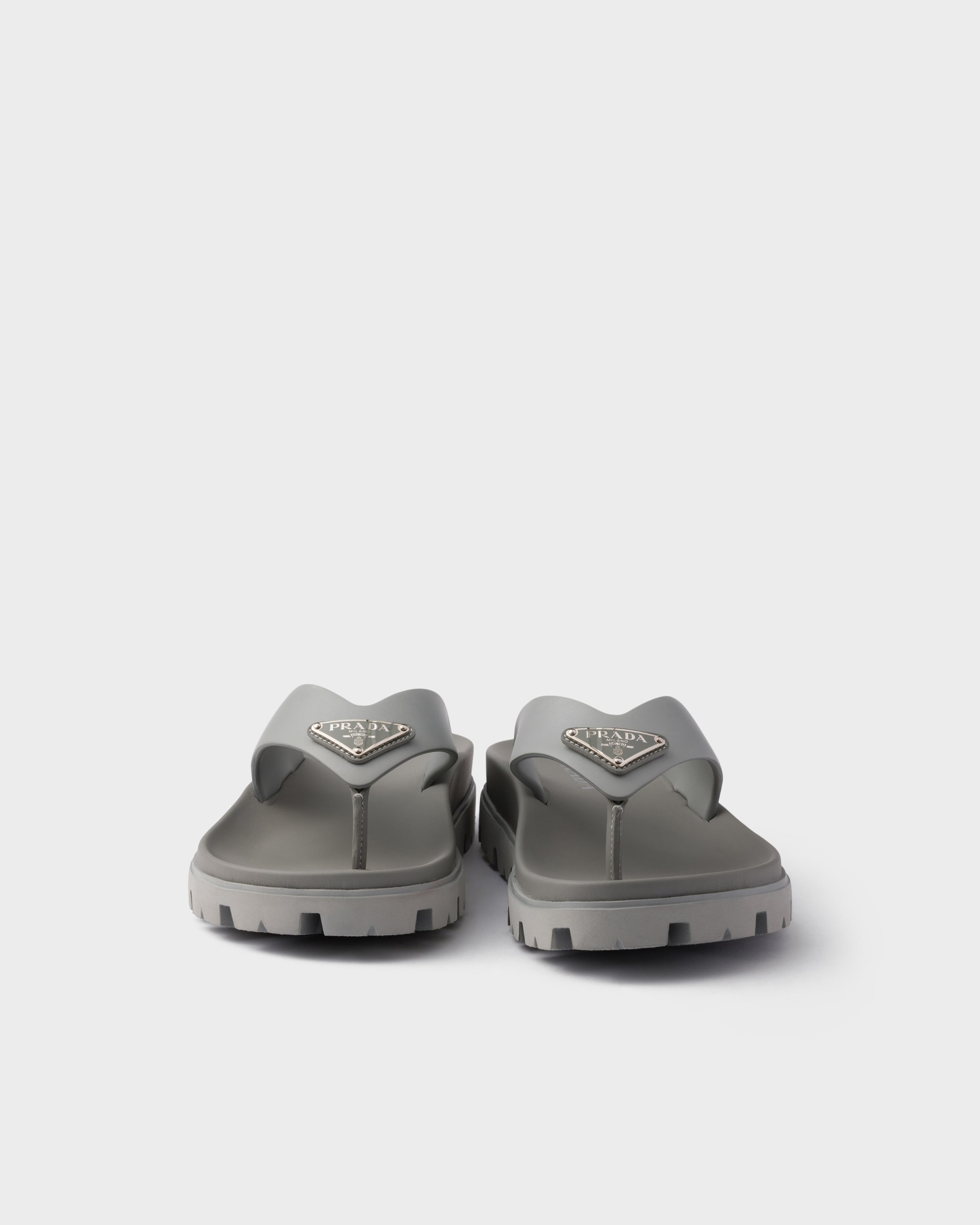 Rubber thong sandals - 5