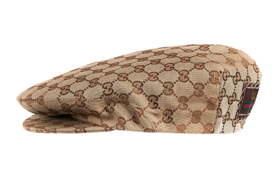 Gucci Original GG Canvas Flat Cap 'Beige Dark Brown' 696856-4HAOB-9764 - 3