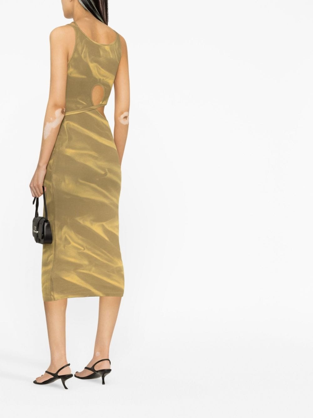 abstract-print midi dress - 4