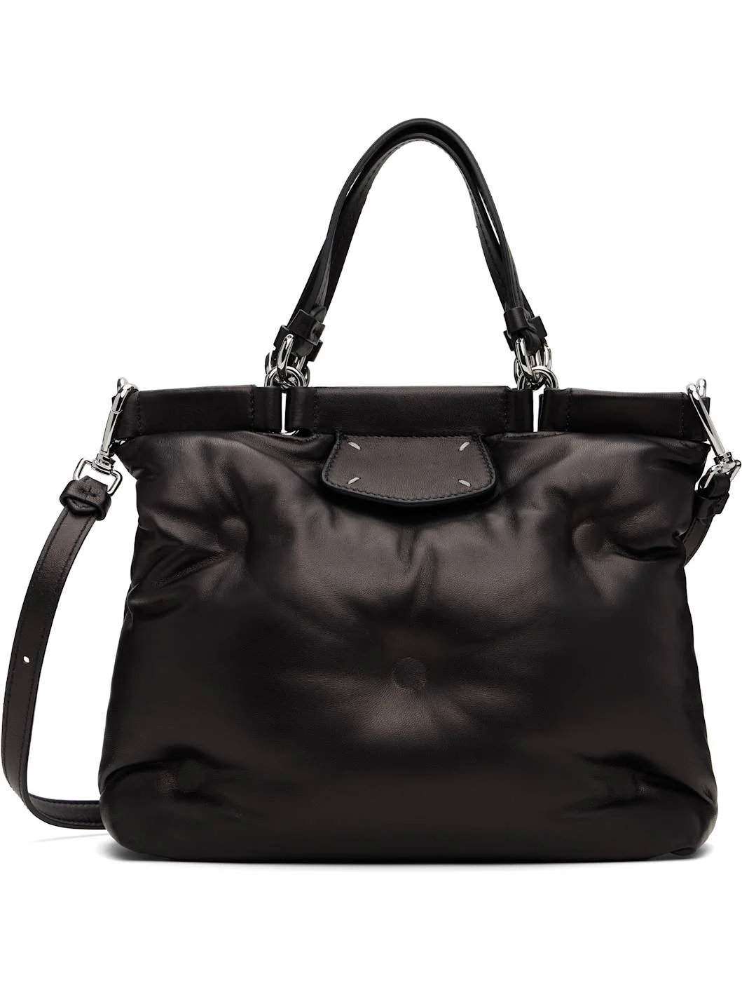 Black Glam Slam Shopping Small Tote - 1