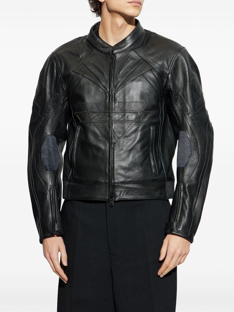 zipped leather jacket 3