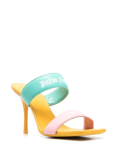 Palm Angels 90mm logo-band sandals outlook