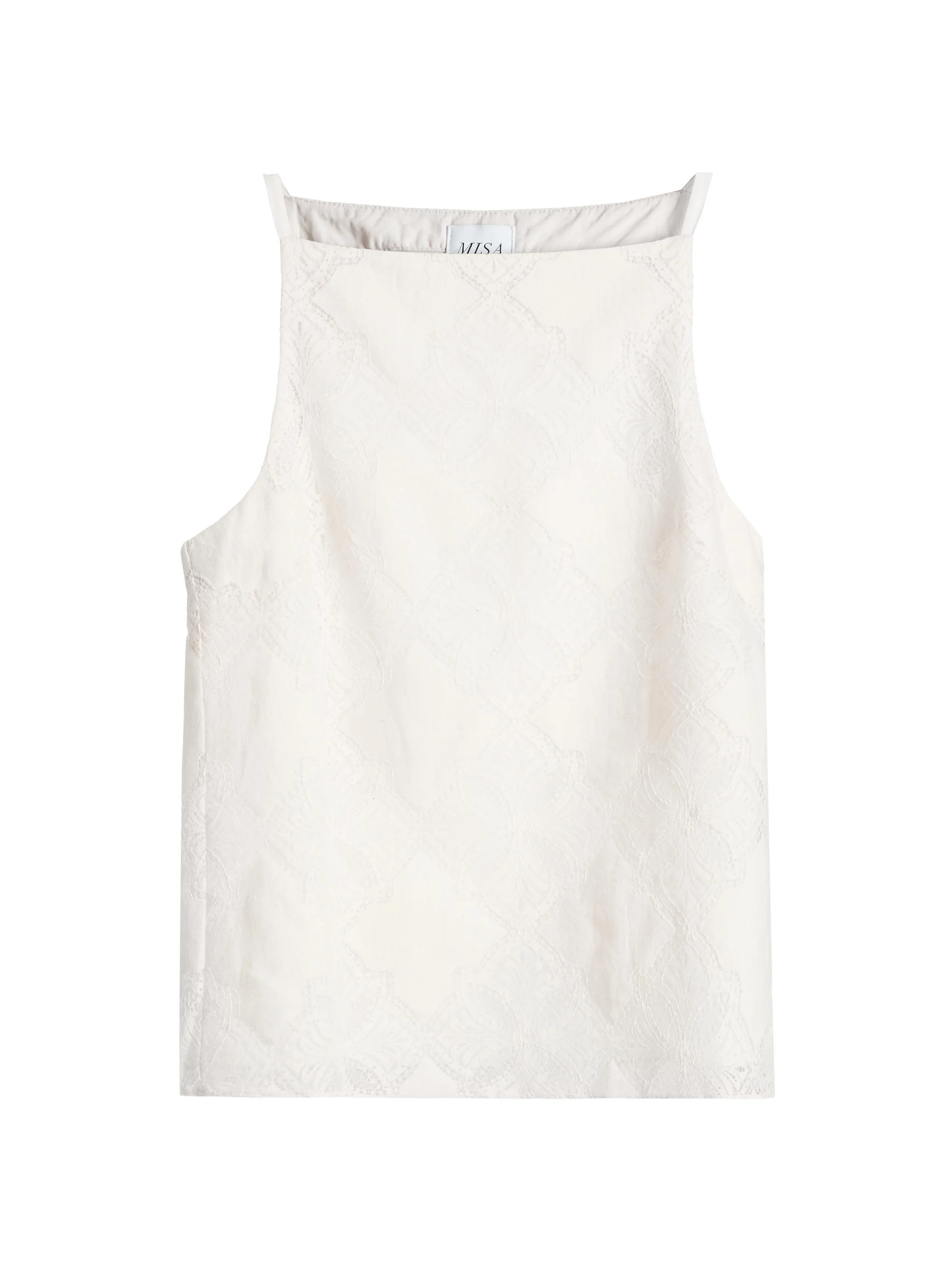 Women's Prisha Jacquard Boxy Sleeveless Top - Floral Medallion - 1