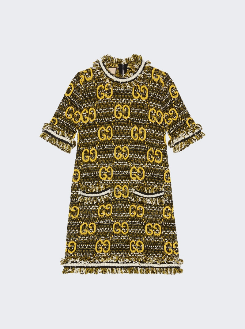 jacquard G monogram wool dress - 1