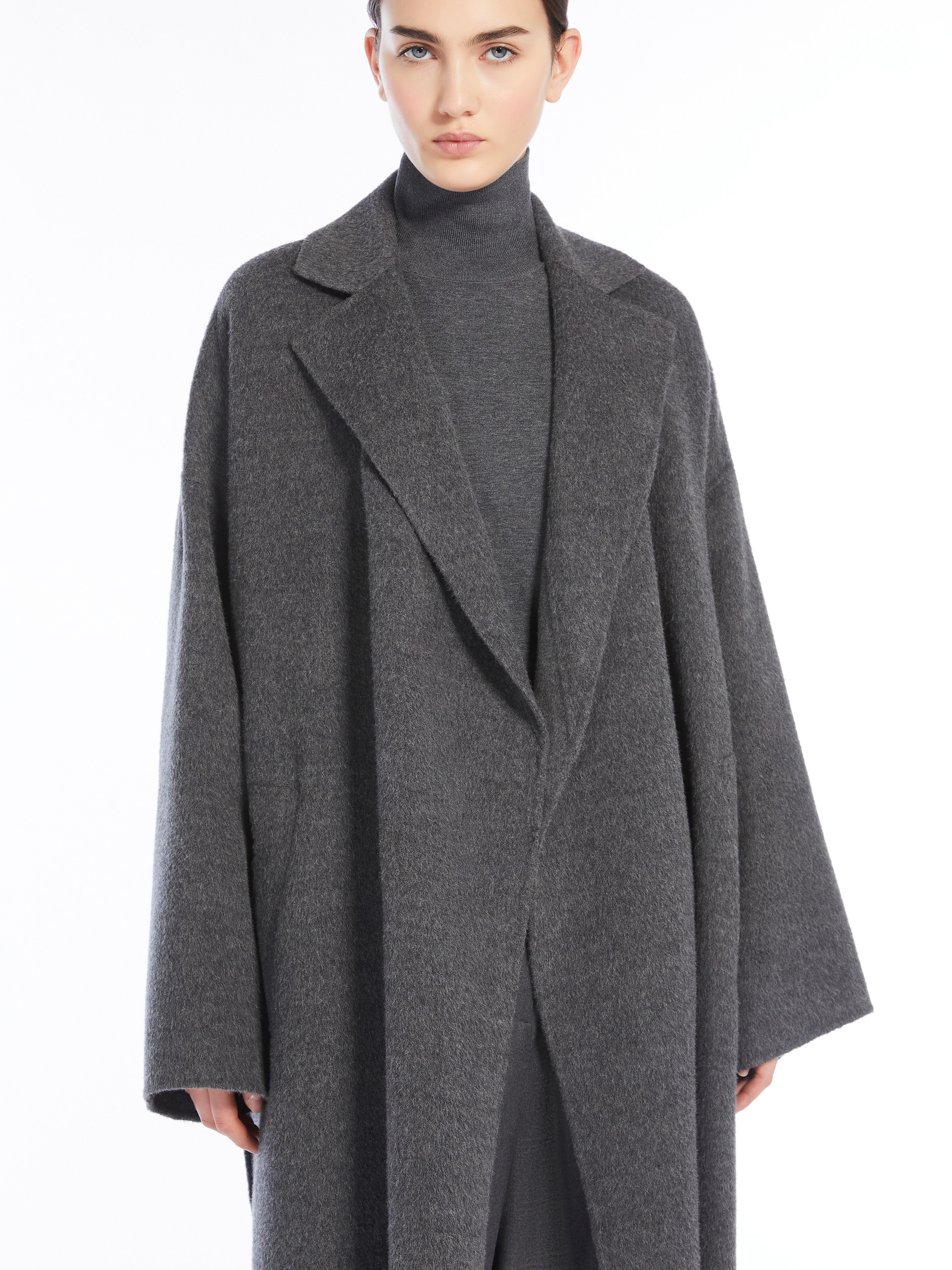 NELLA Oversized wool and alpaca coat - 5