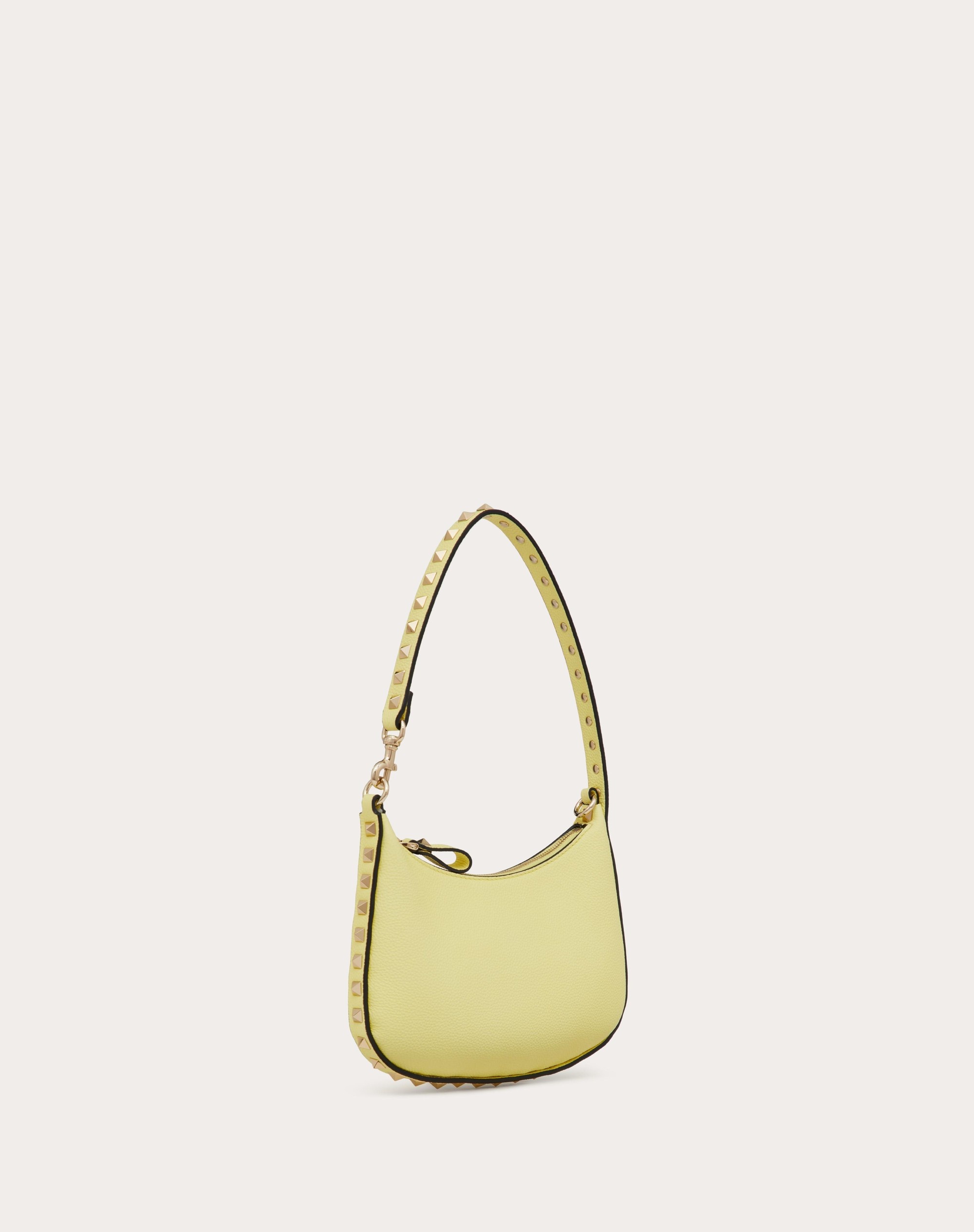 MINI ROCKSTUD HOBO BAG IN GRAINY CALFSKIN - 3