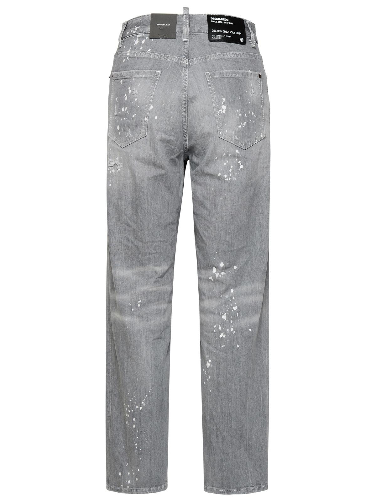 Dsquared2 Grey Cotton Blend Jeans Women - 3