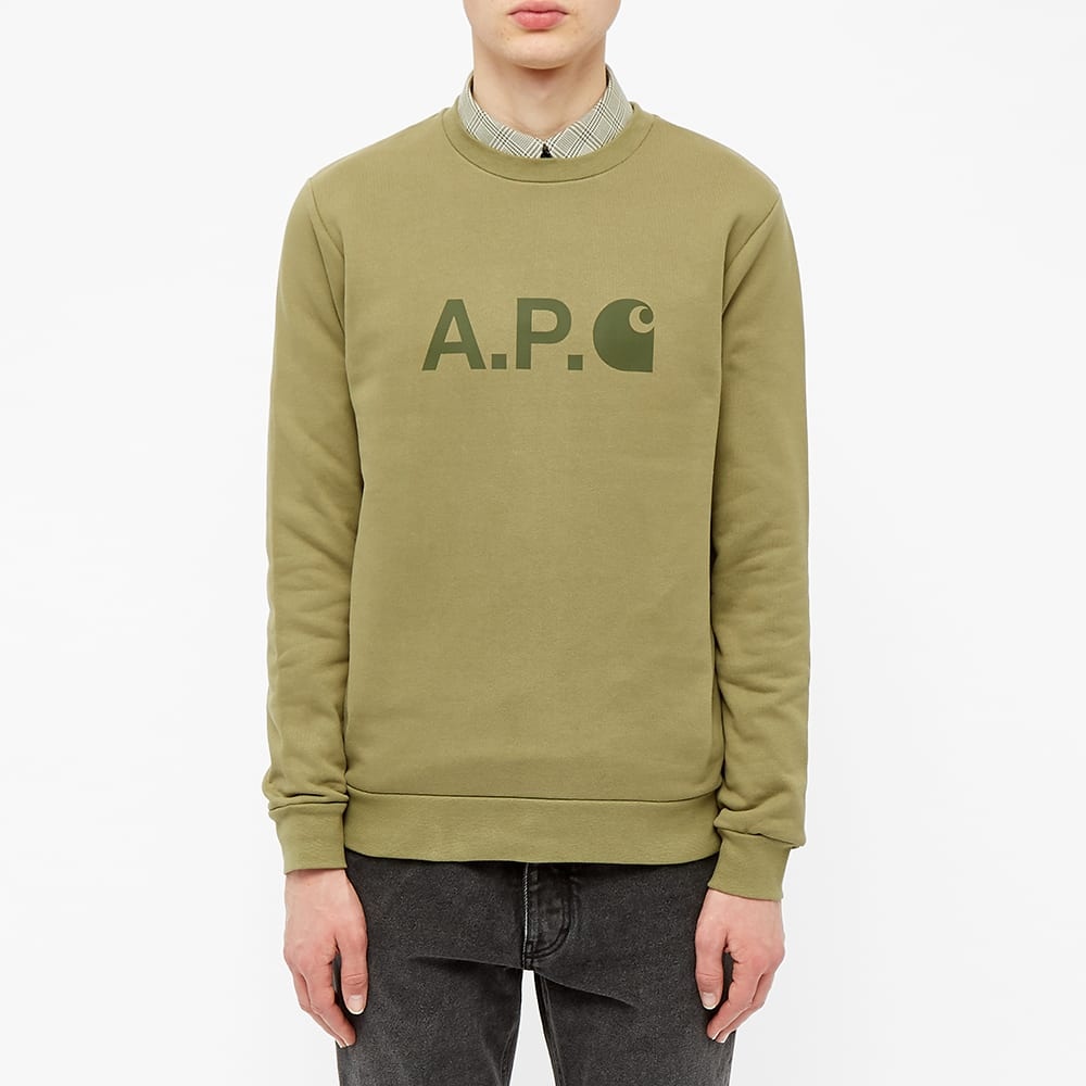 A.P.C. x Carhartt WIP Ice Logo Sweat - 3