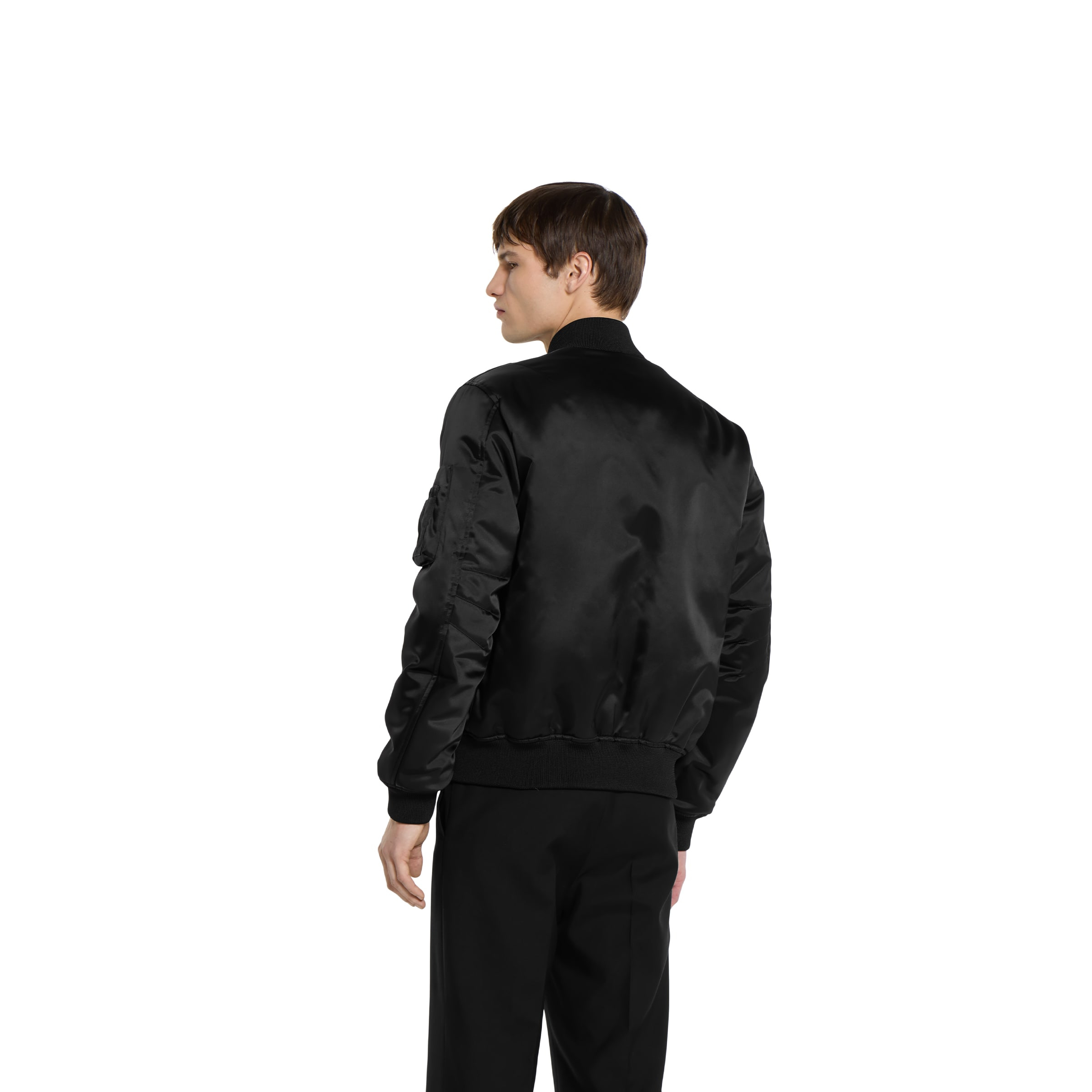 Heavy nylon canvas bomber jacket - 4