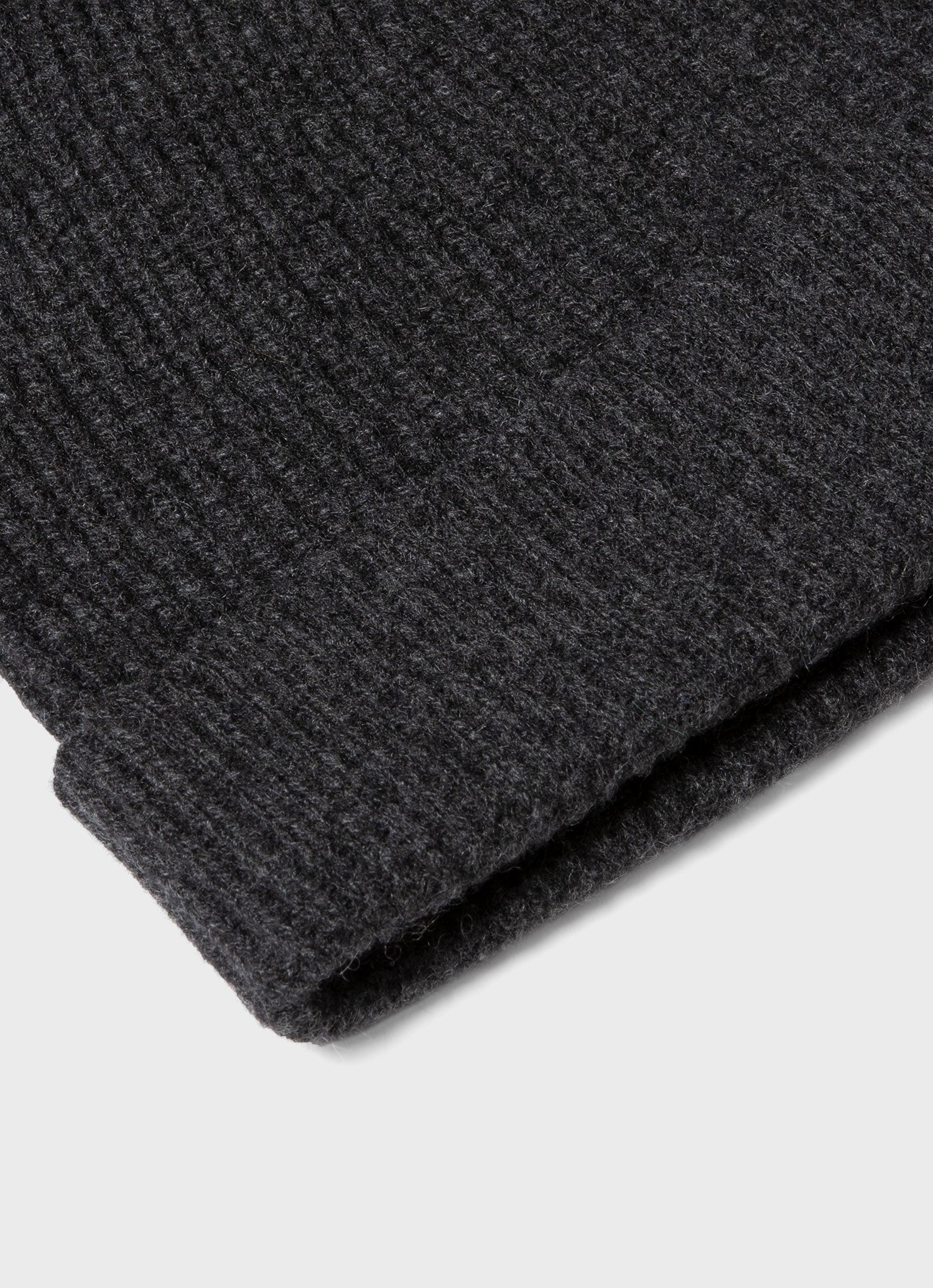 Cashmere Ribbed Hat - 2