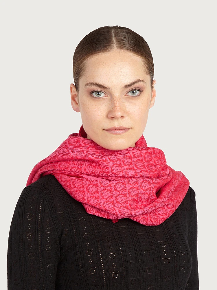 GANCINI WOOL SCARF - 2