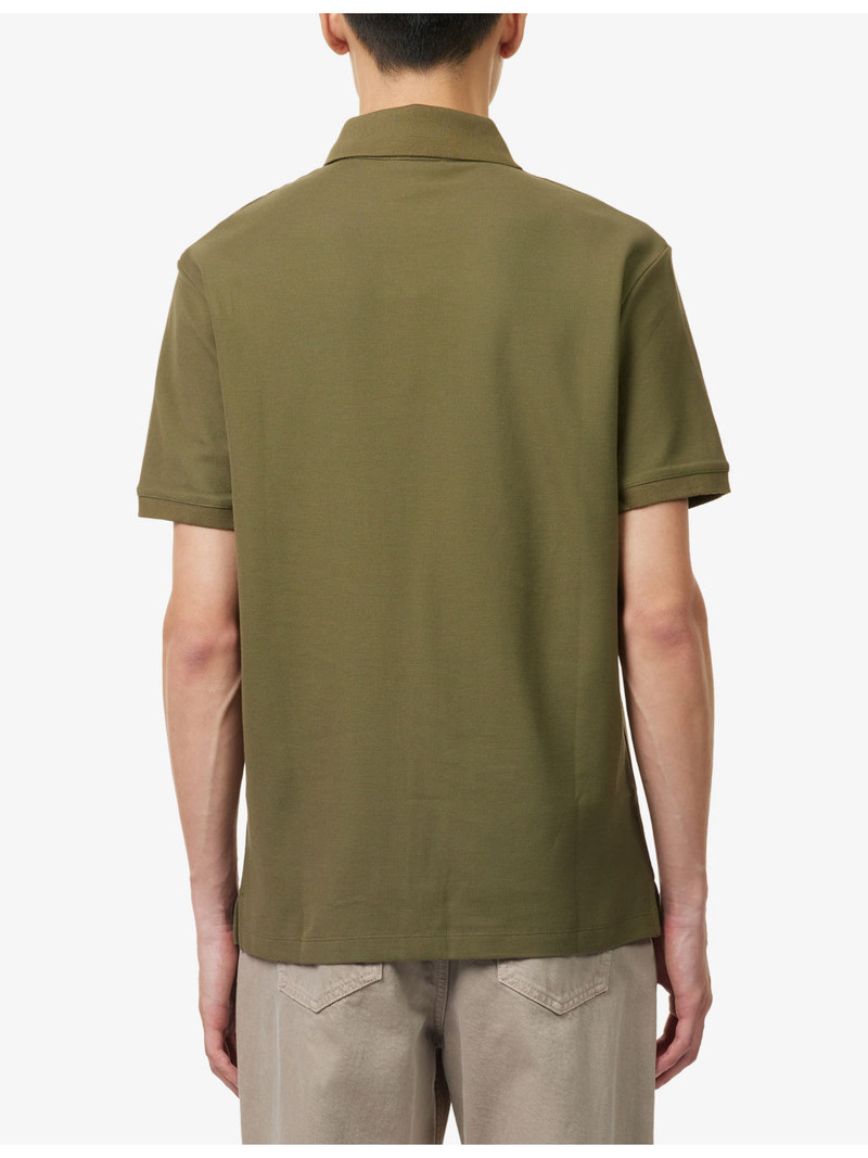 Logo-Collar Short-Sleeve Cotton Polo 4