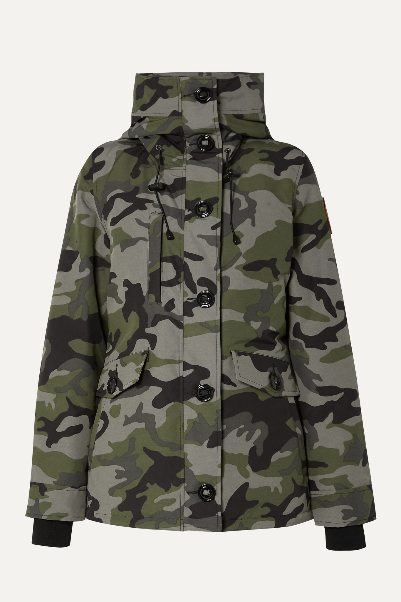 Rideau camouflage-print shell down parka - 1