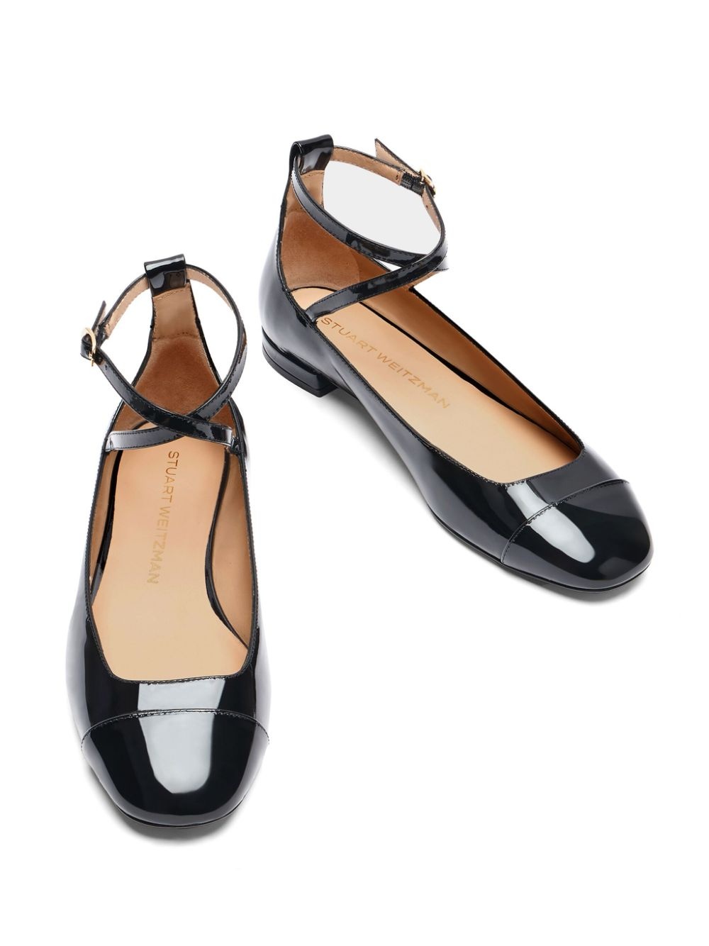 leather ballerina shoes - 4