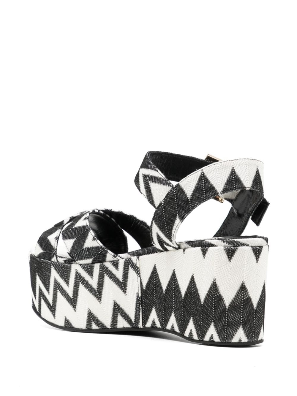 Wave 80mm Lurex sandals - 3