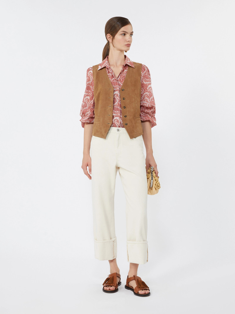 WEEKEND Max Mara Cotton voile shirt - CHERRY outlook