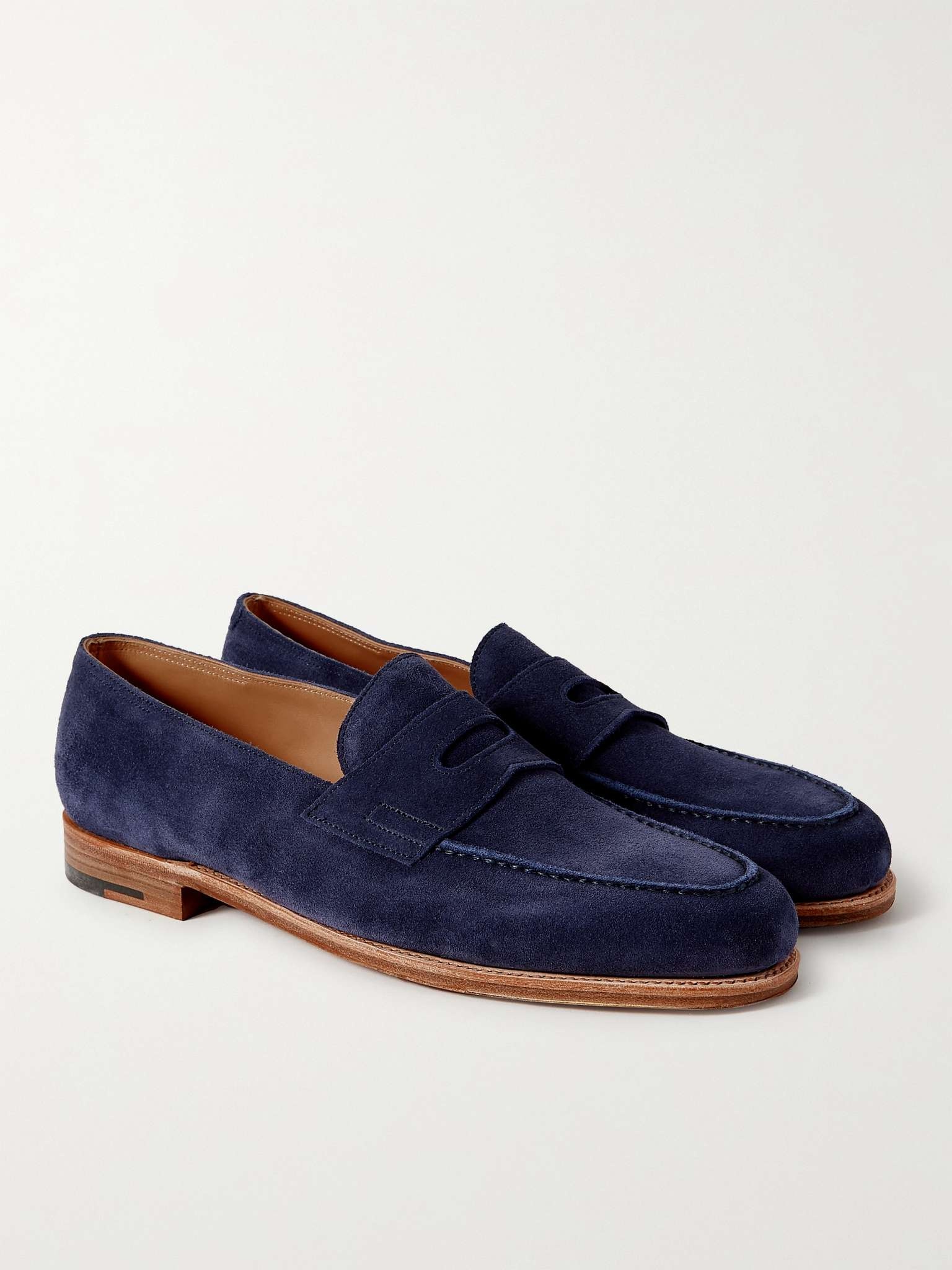 Lopez Suede Penny Loafers - 4