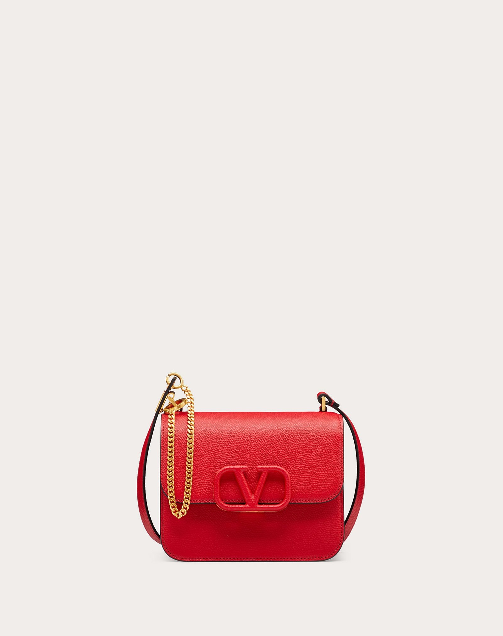 Small VSLING Grainy Calfskin Shoulder Bag - 1