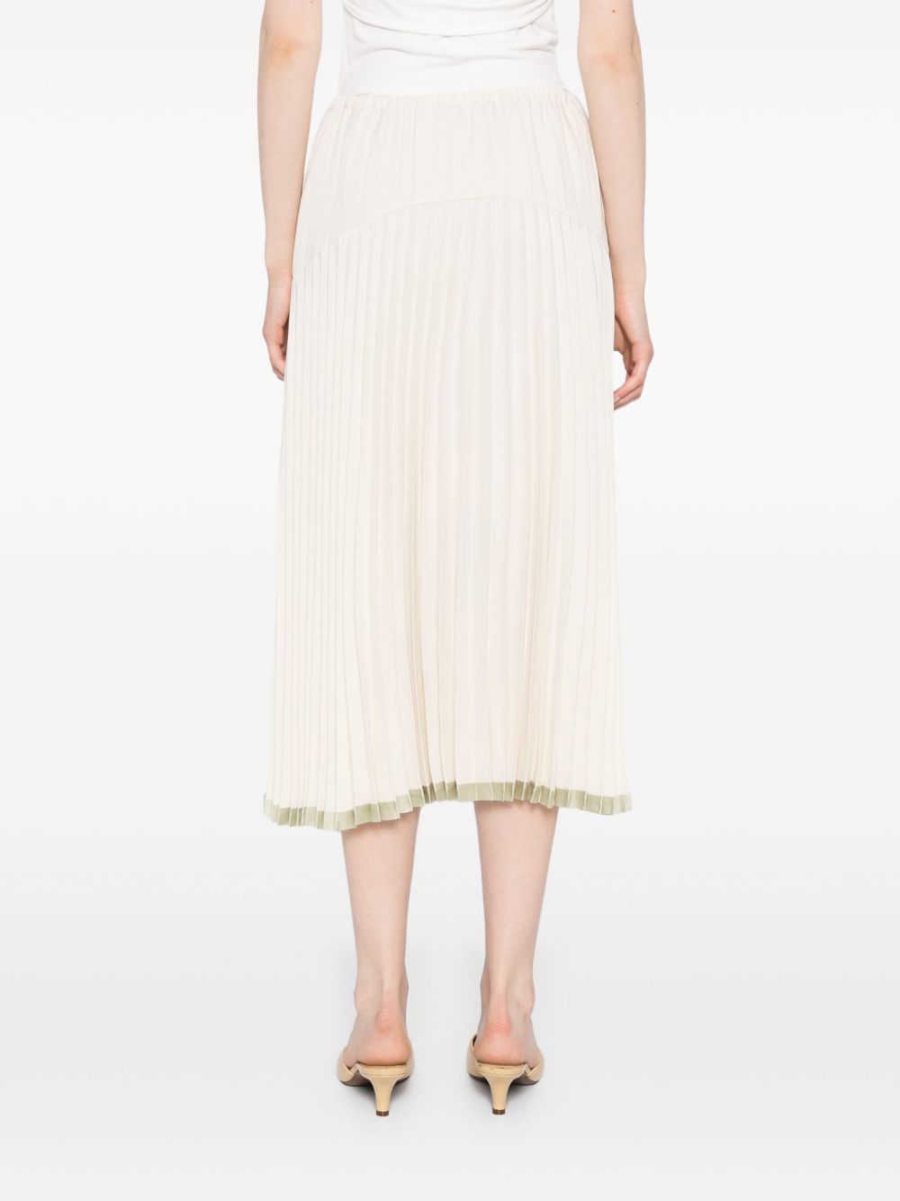 pleated tiered skirt - 4