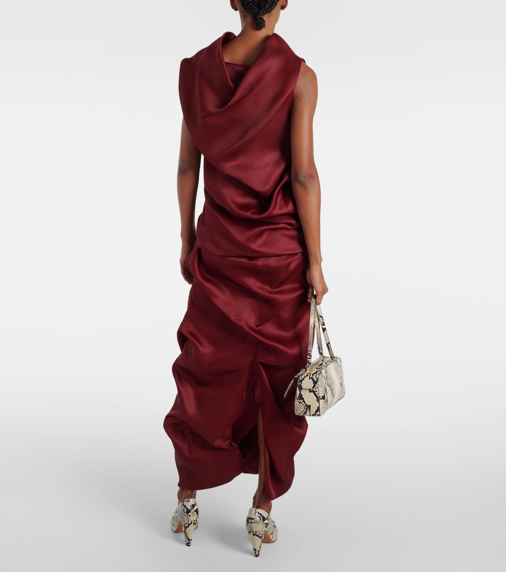 Luola draped silk top - 3
