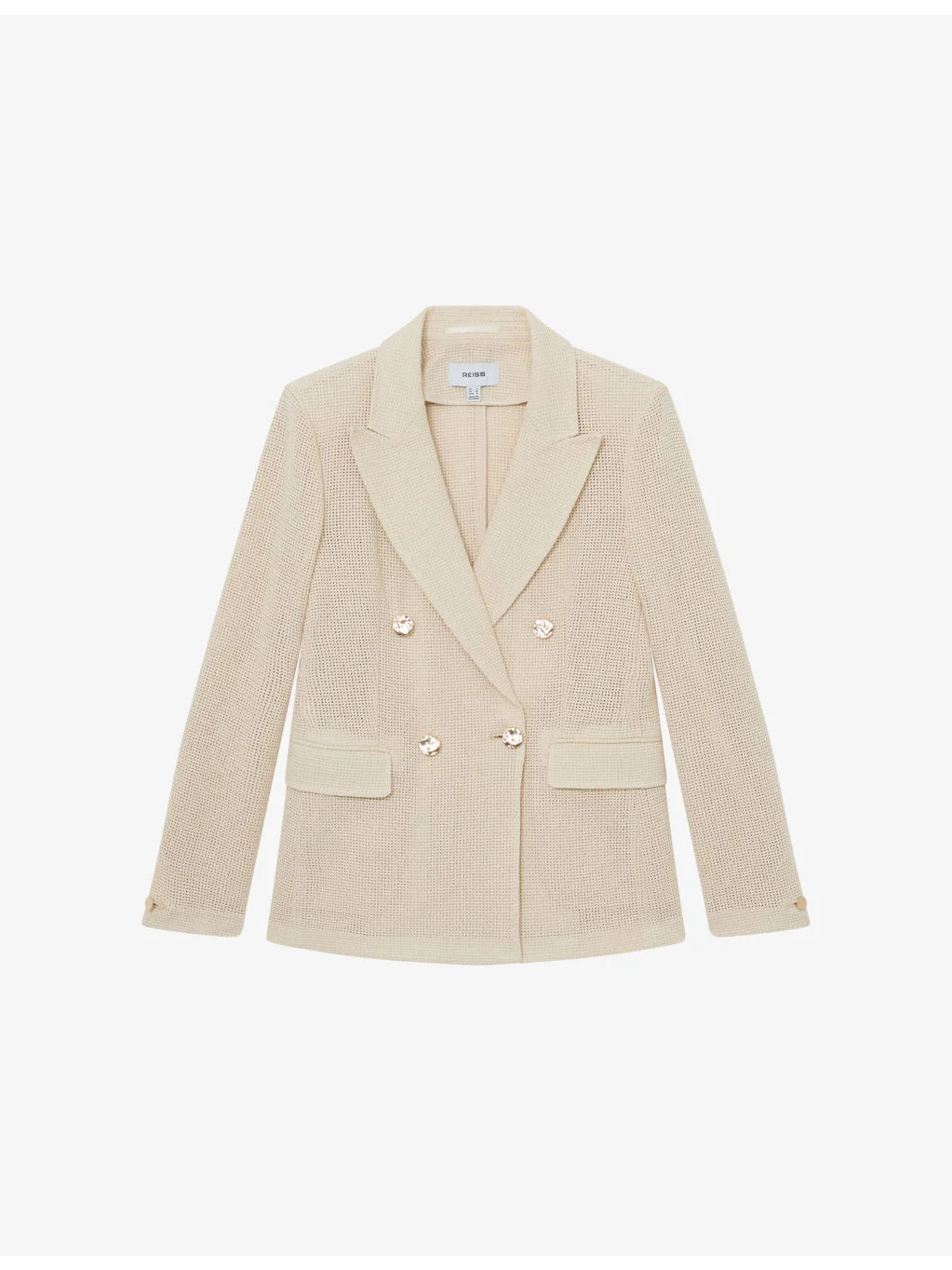 Fiore Open-Weave Cotton-Blend Blazer - 1