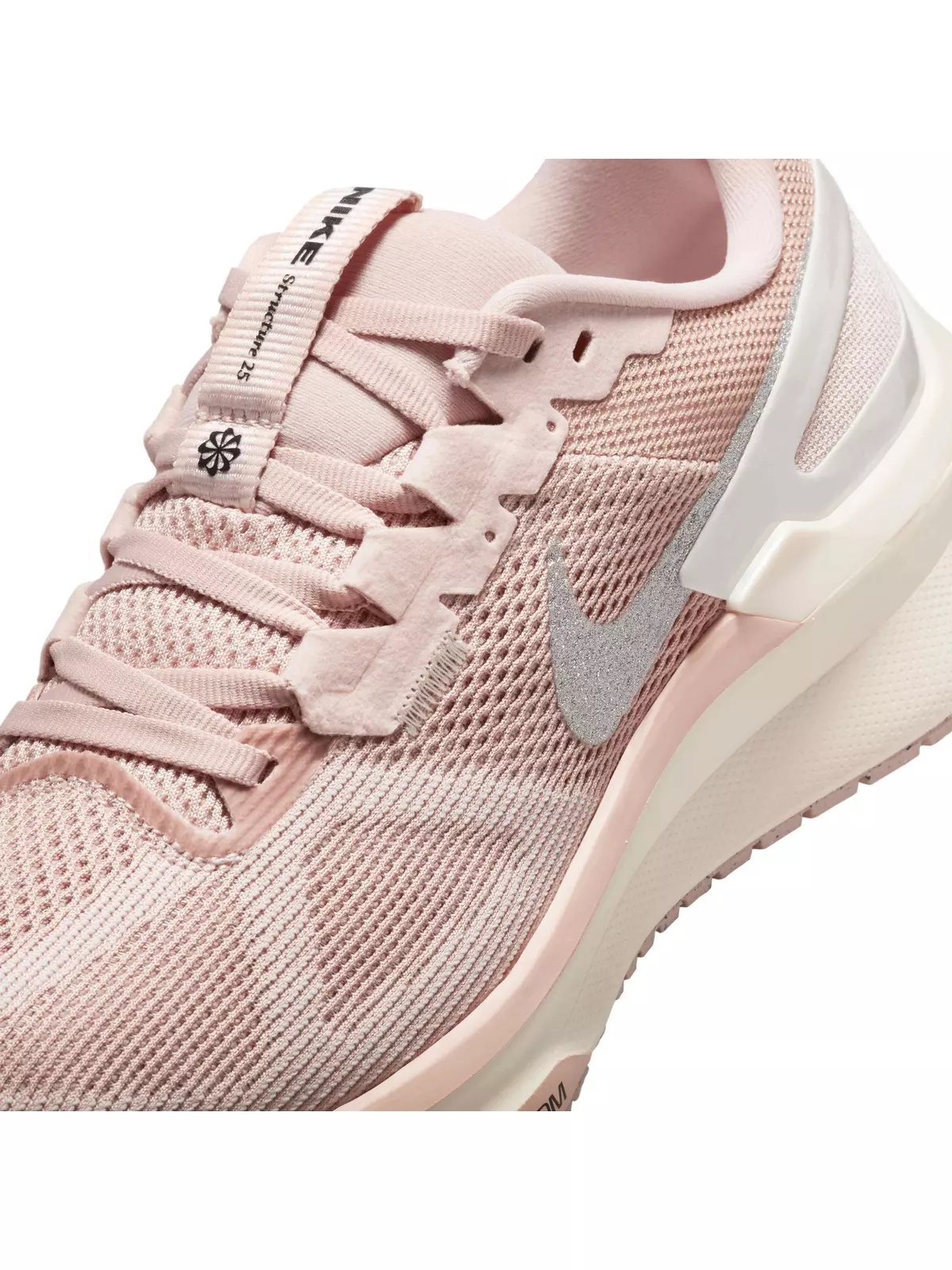 Structure 25 "Pink Oxford/Pale Ivory/Platinum Violet/Anthracite" Women's Running Shoe - 7