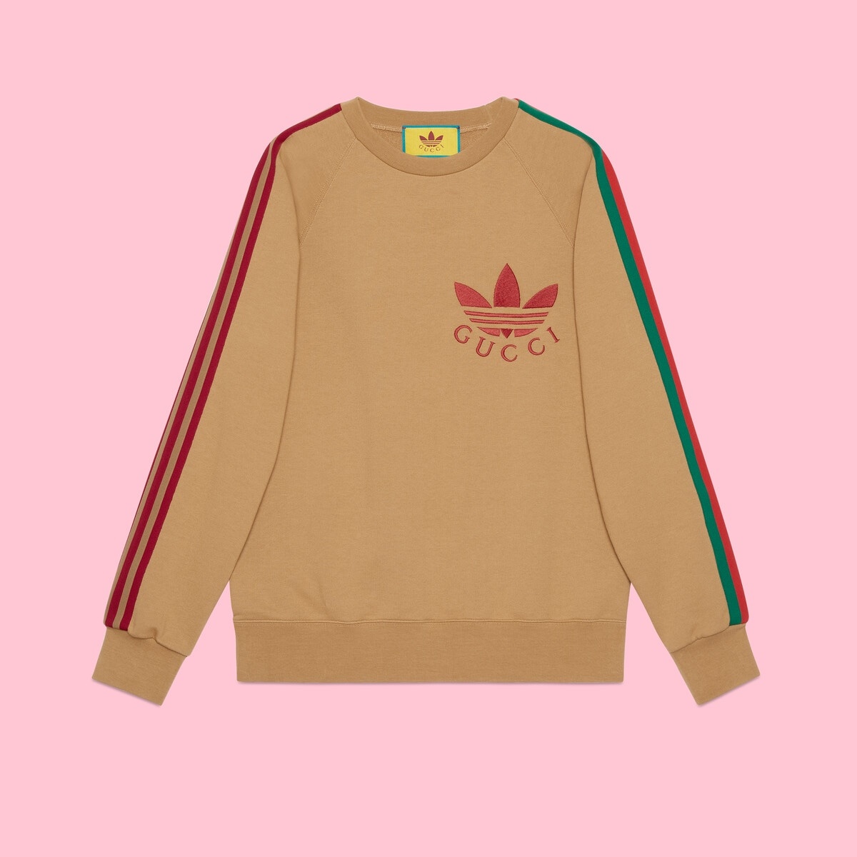 adidas x Gucci cotton jersey sweatshirt - 1
