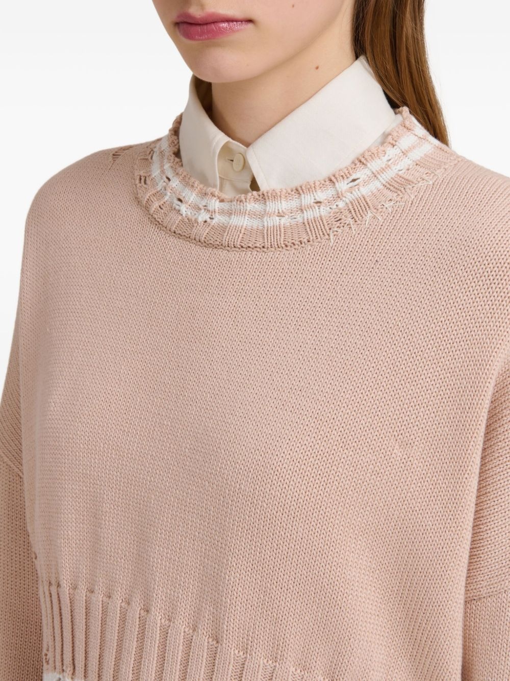 cropped sweater - 5