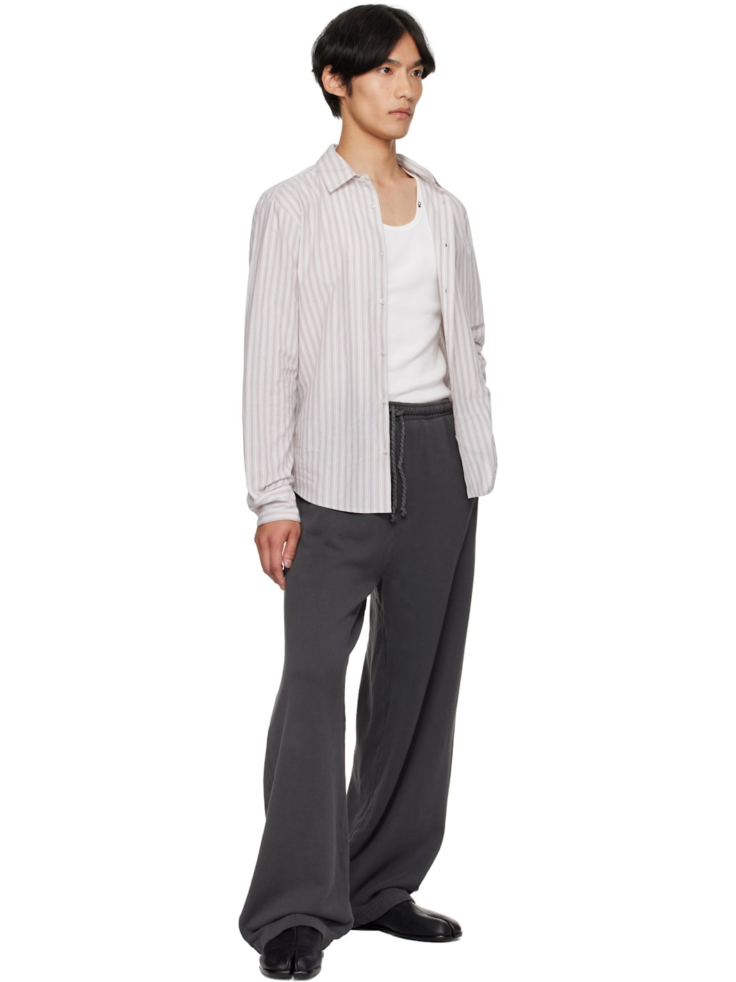 Gray Daily Wide Leg Lounge Pants - 4