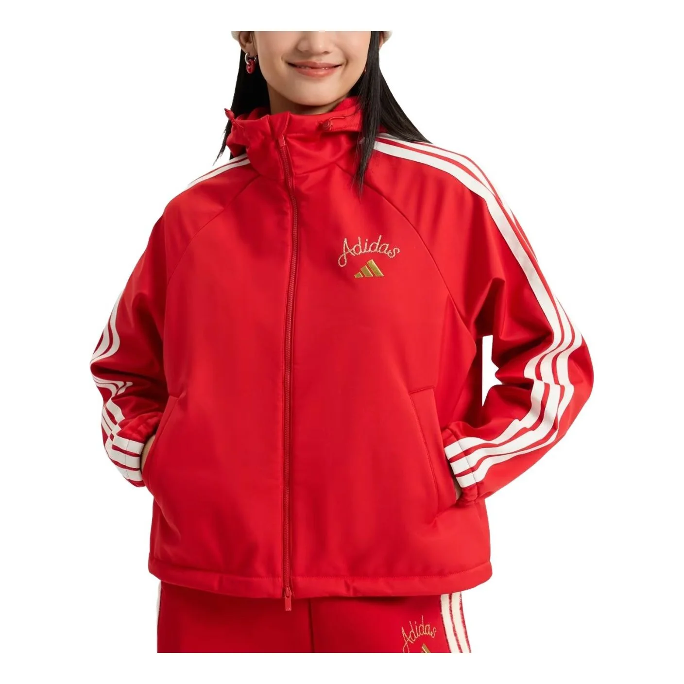 (WMNS) adidas New York Rangers NYR Softshell Jacket Asia Sizing 'CNY' KU8972 - 1