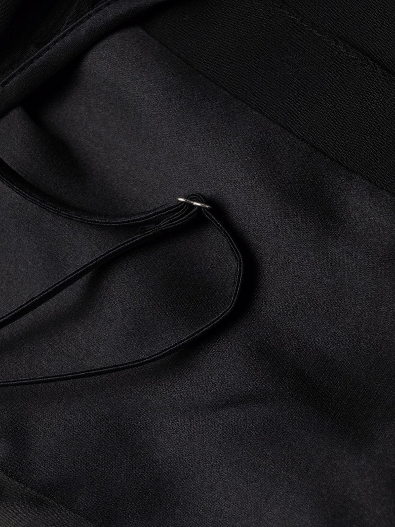 panelled satin slip dress 7