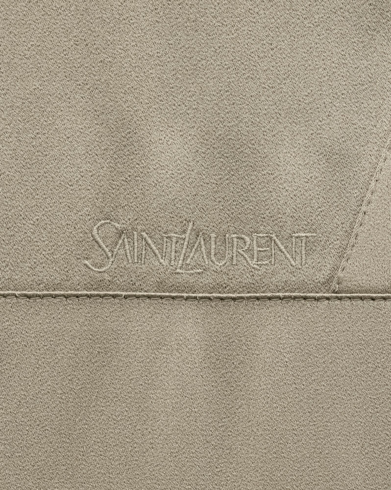 saint laurent teddy jacket in satin - 3
