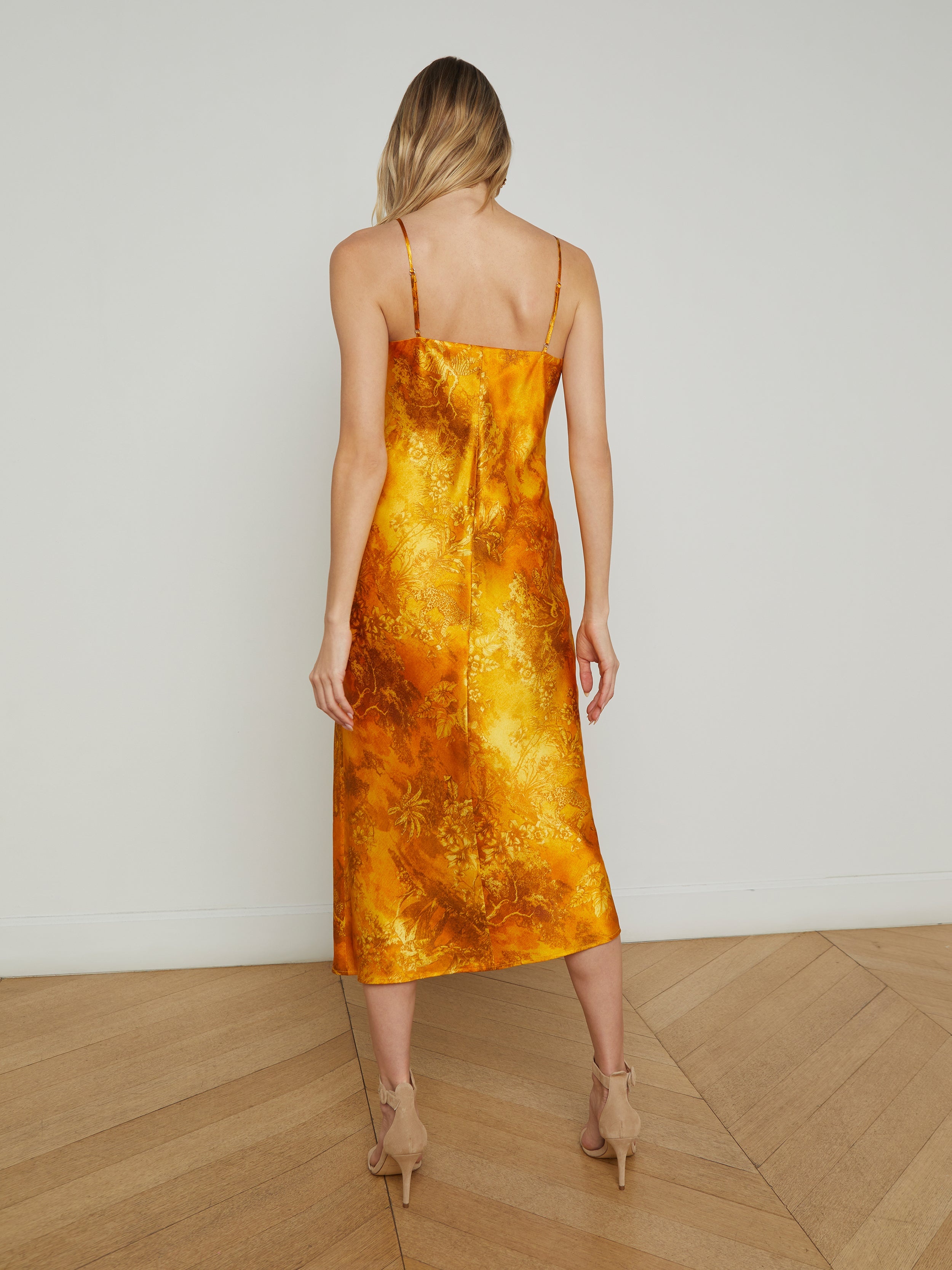 Seridie Silk Slip Dress - 5