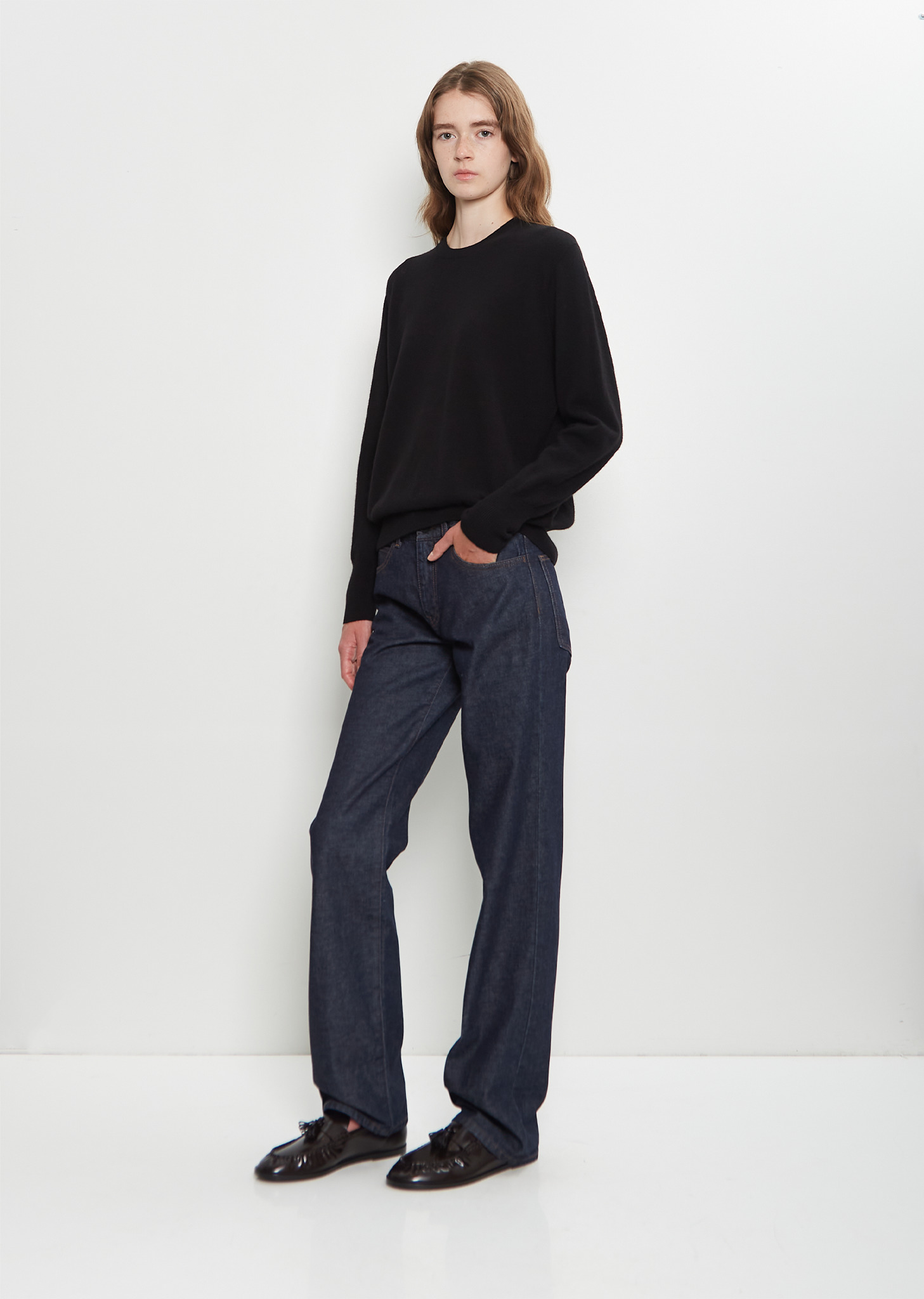 Leilani Cashmere Top — Black - 4