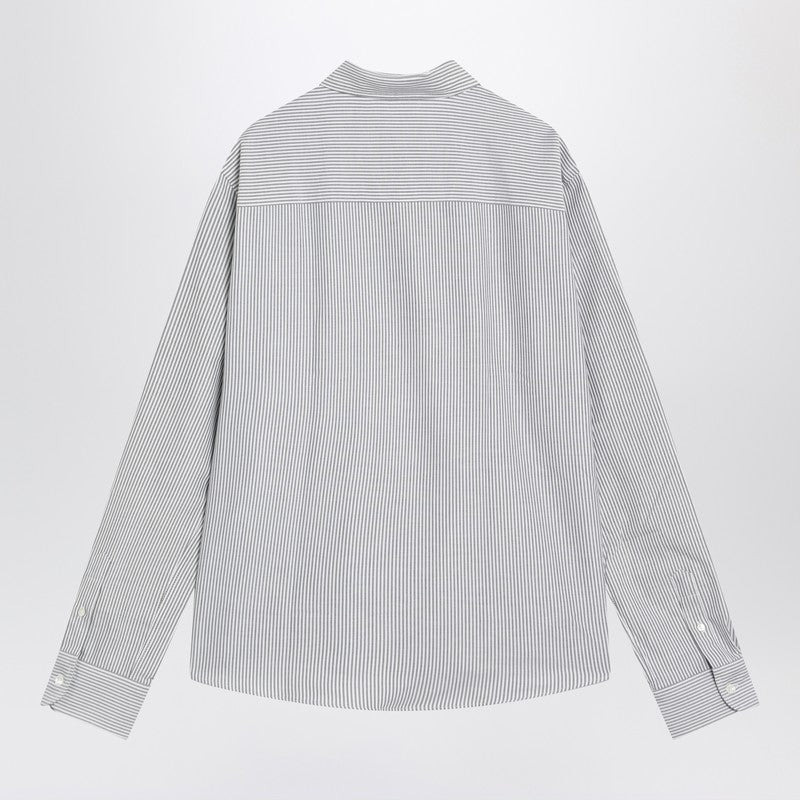 Ami Paris Ami De Coeur striped white shirt - 2