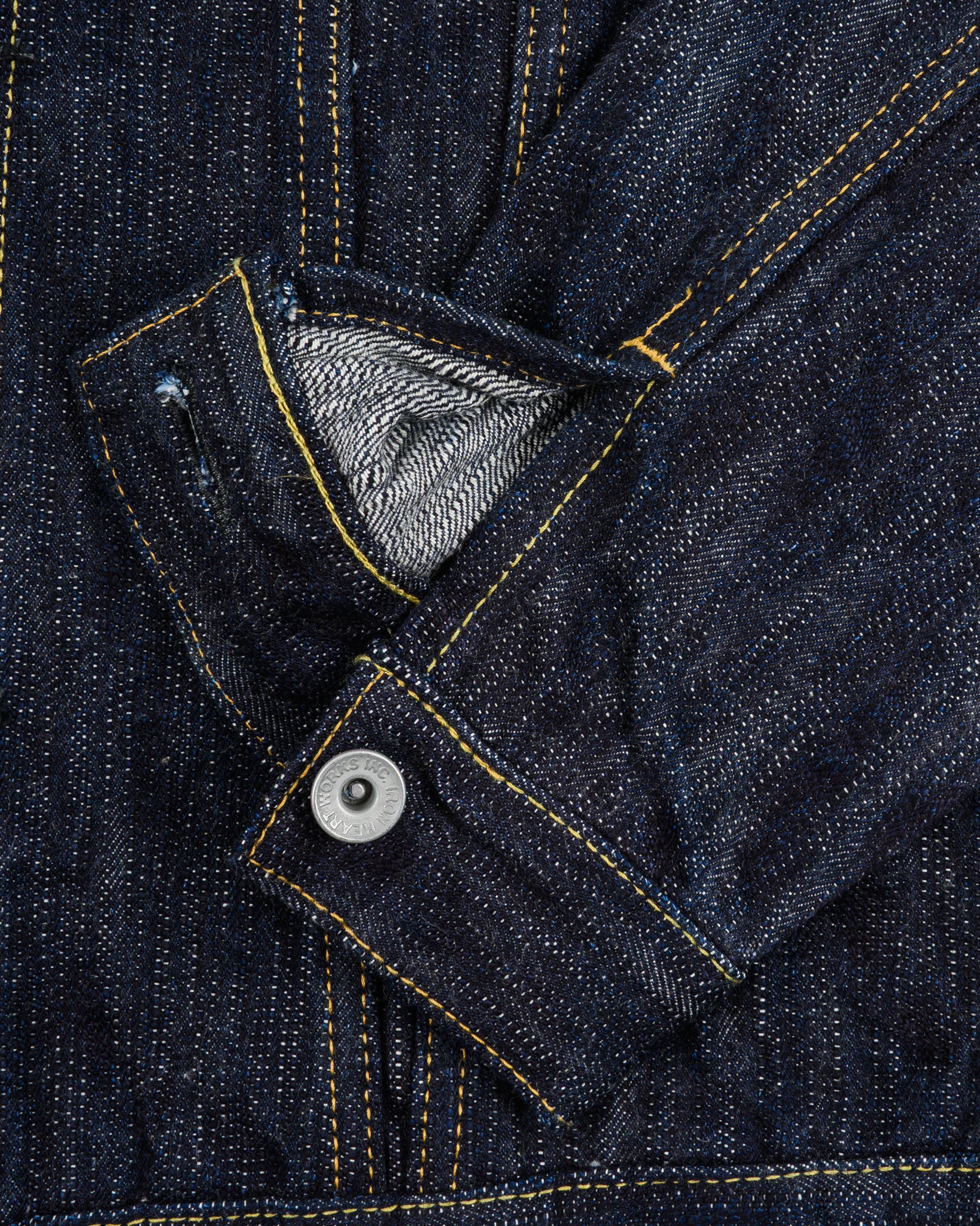 IH-526J-SLB 16oz Slubby Selvedge Denim Type III Jacket - Indigo - 10
