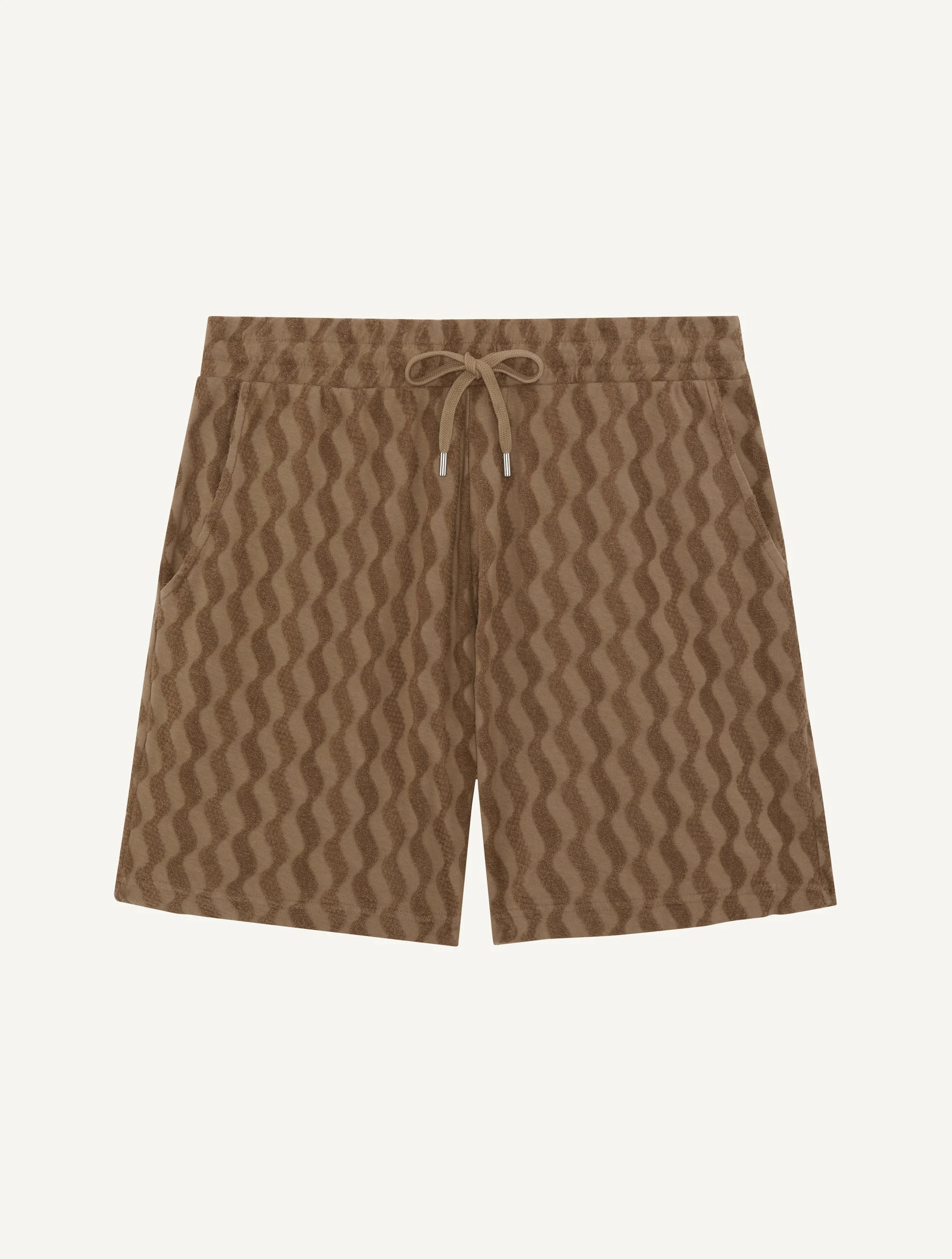 AUGUSTO TERRY COTTON SHORTS - 1