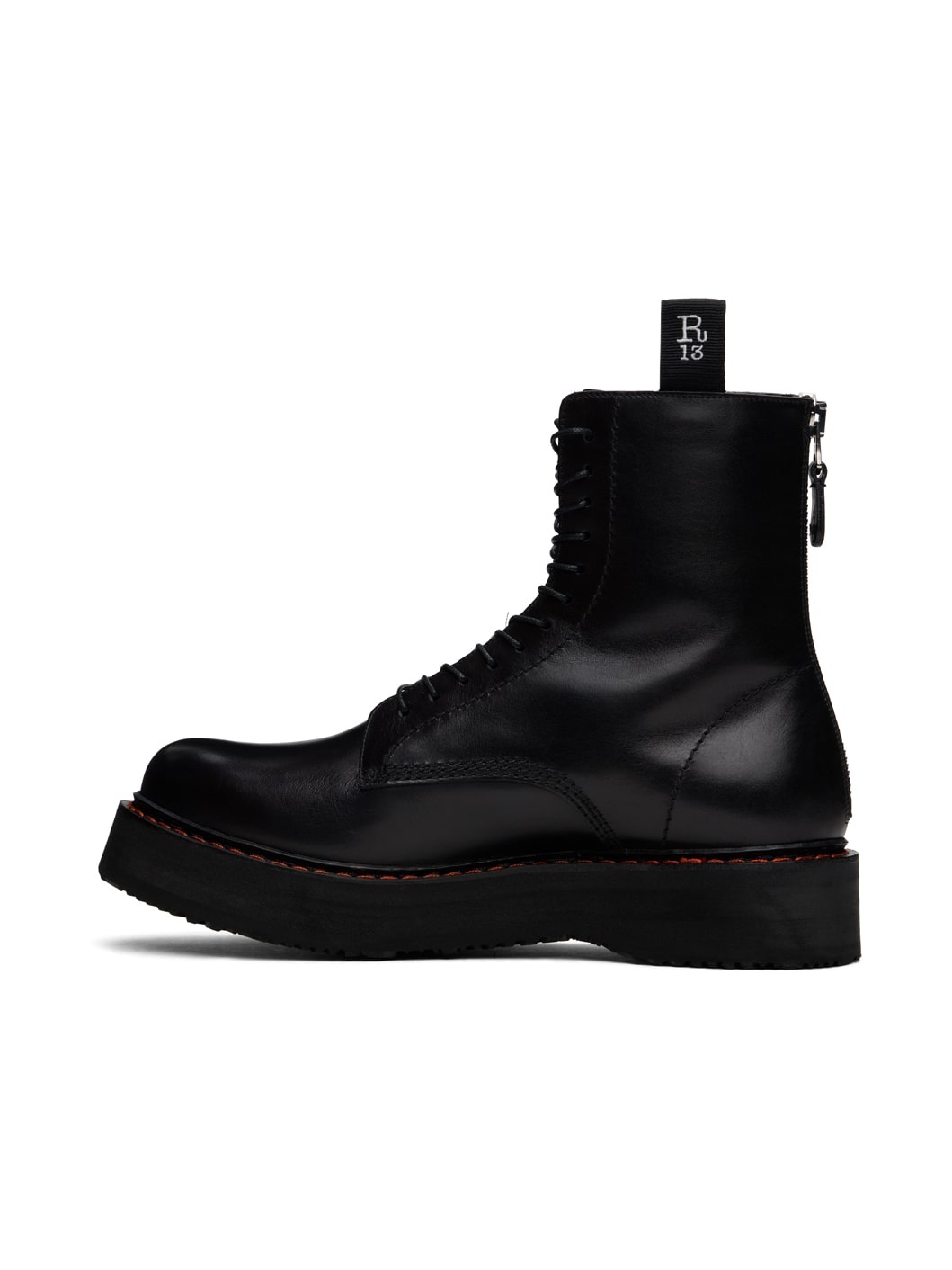 Black Single Stack Boots - 3