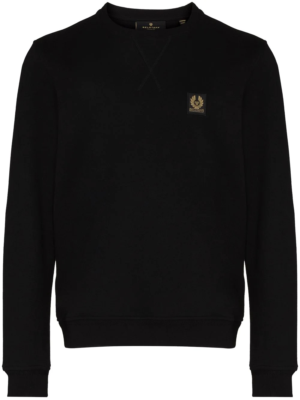 logo-patch sweatshirt - 1