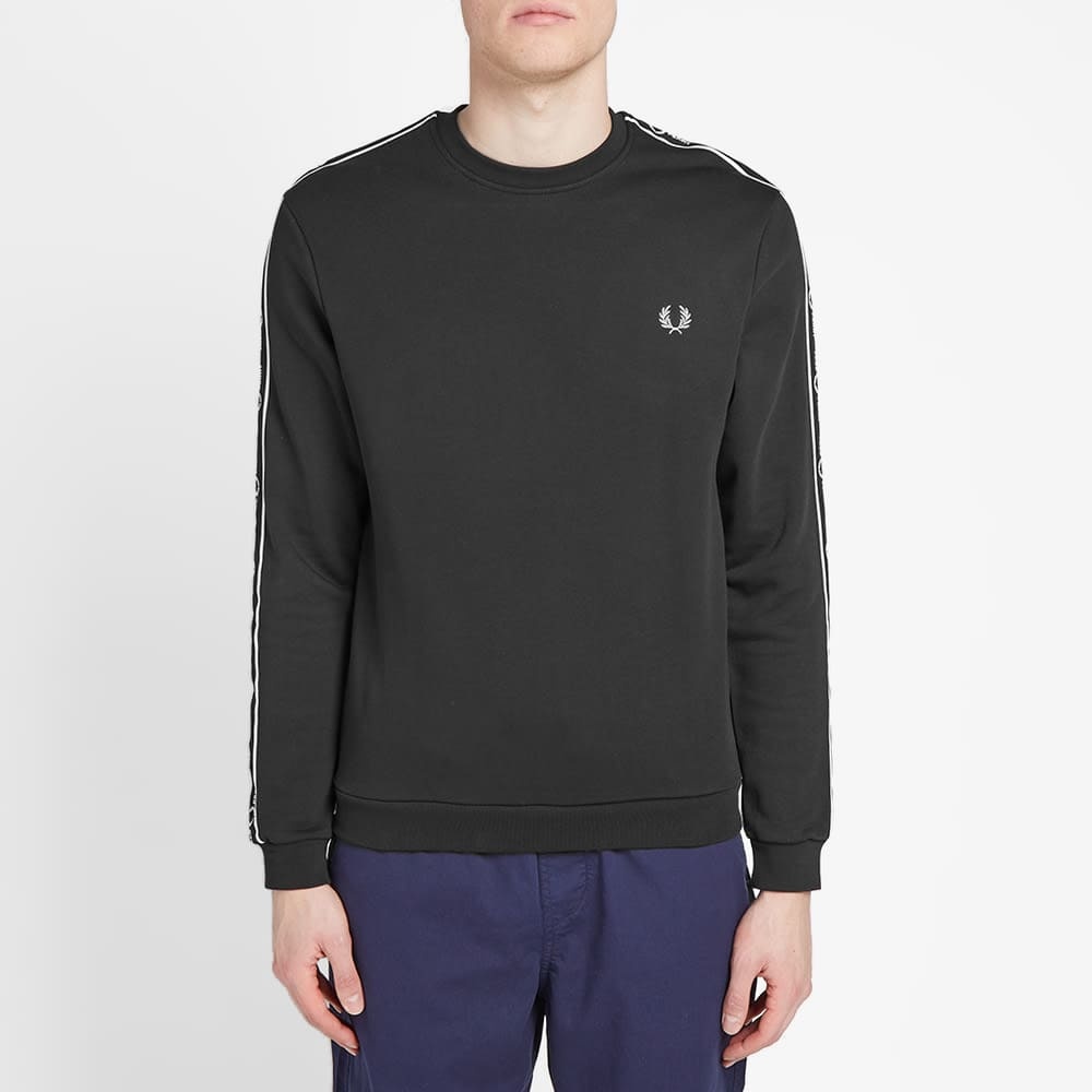 Fred Perry Authentic Taped Shoulder Crew Sweat - 4