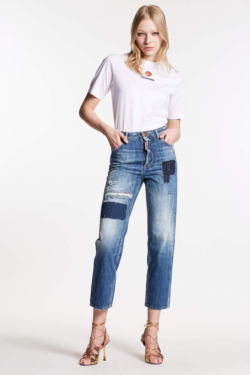MULTICOLOR WAVED STRIPES BOSTON JEANS - 3