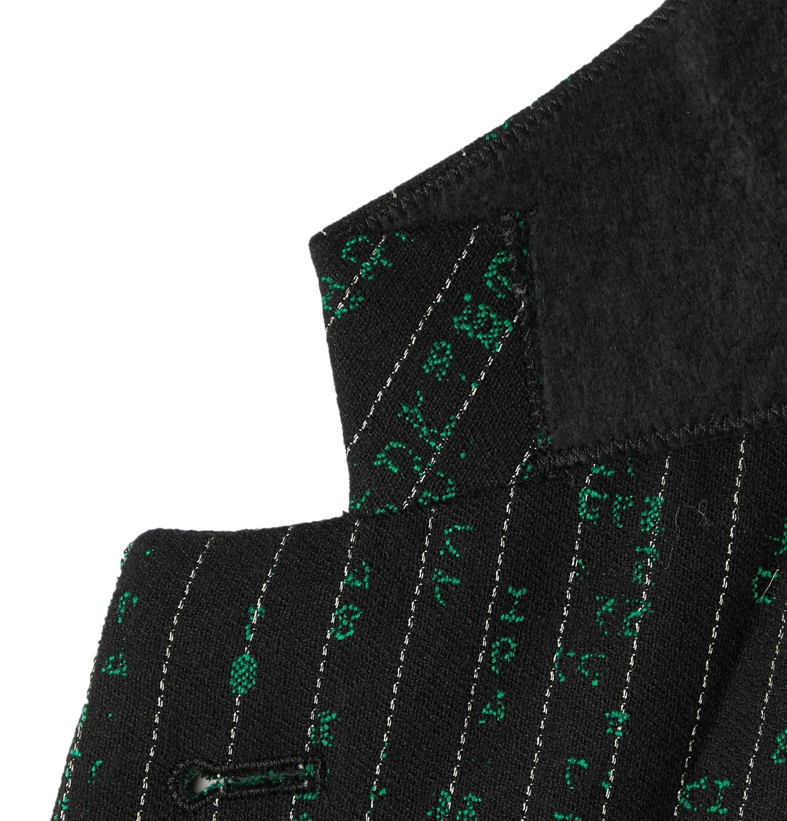 Virgin Wool-Blend Jacquard Blazer - 3