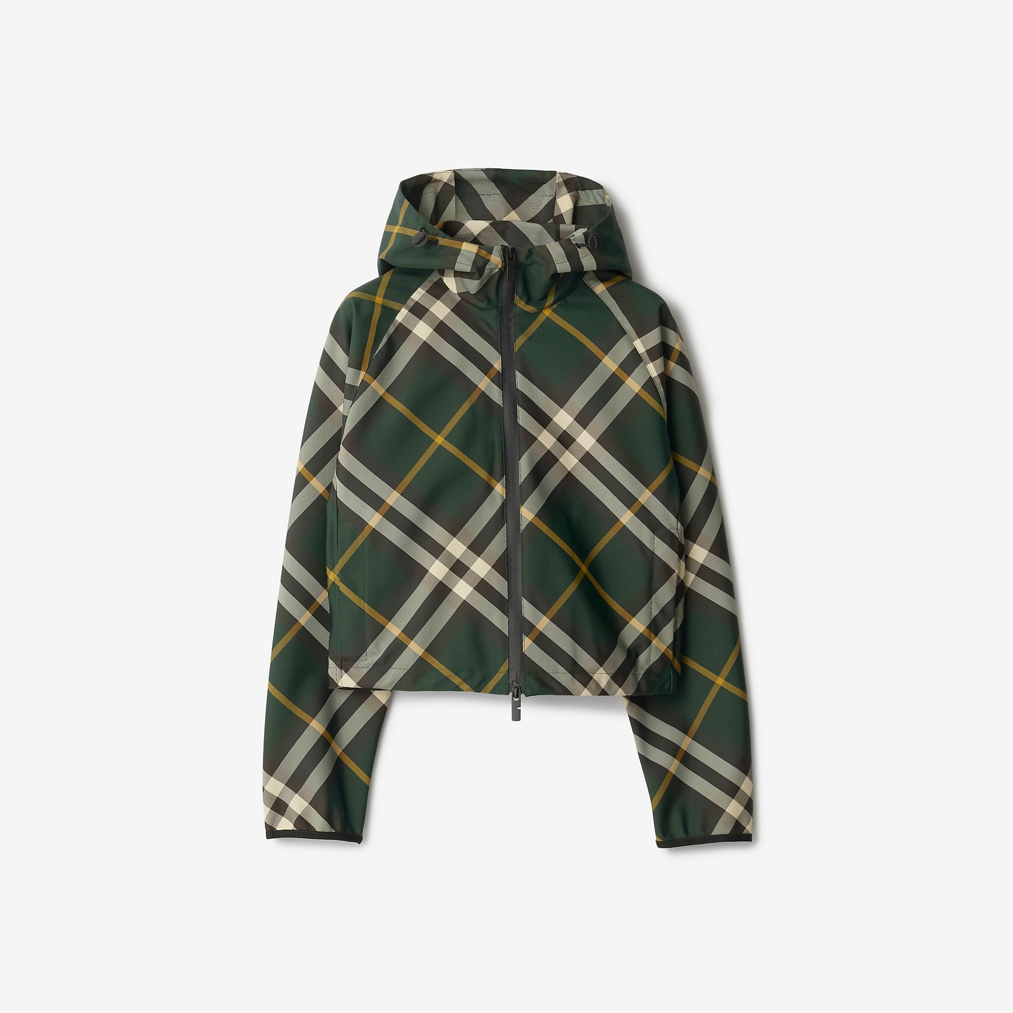 Cropped Check Lightweight Jacket - 1