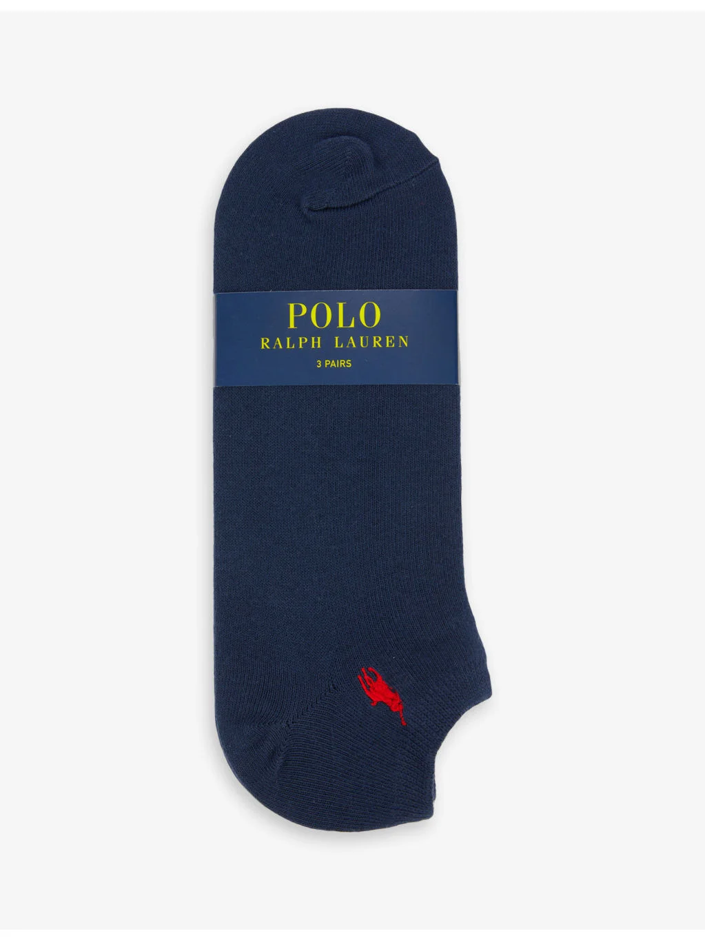 Logo-embroidered pack of three cotton-blend socks - 1