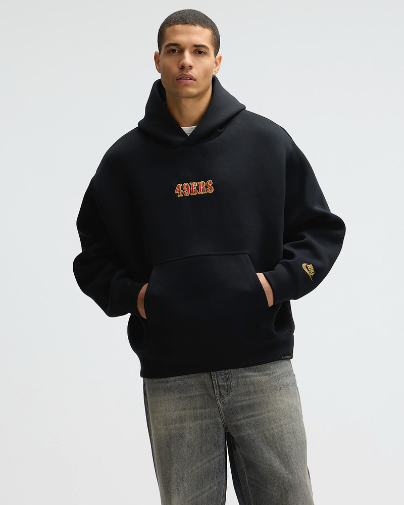 San Francisco 49ers Rivalries Collection Oversized Tech Fleece Men's Nike NFL Pullover Hoodie 1