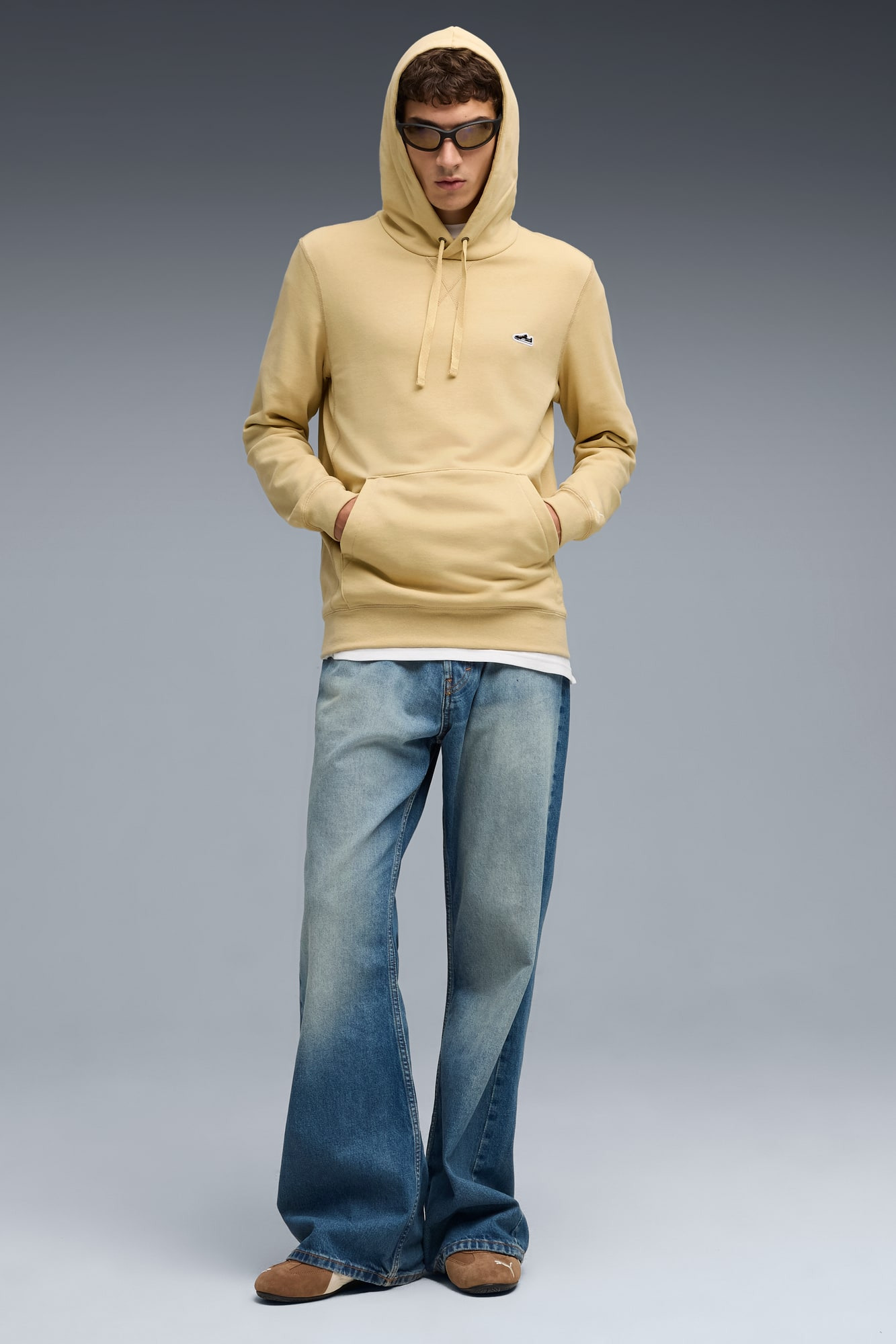 Wardrobe Essentials Suede Hoodie Men - 5