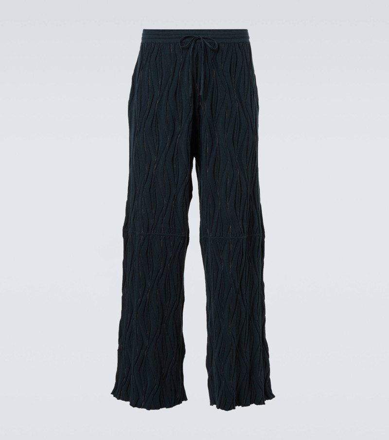 Raday knitted cotton straight pants 1