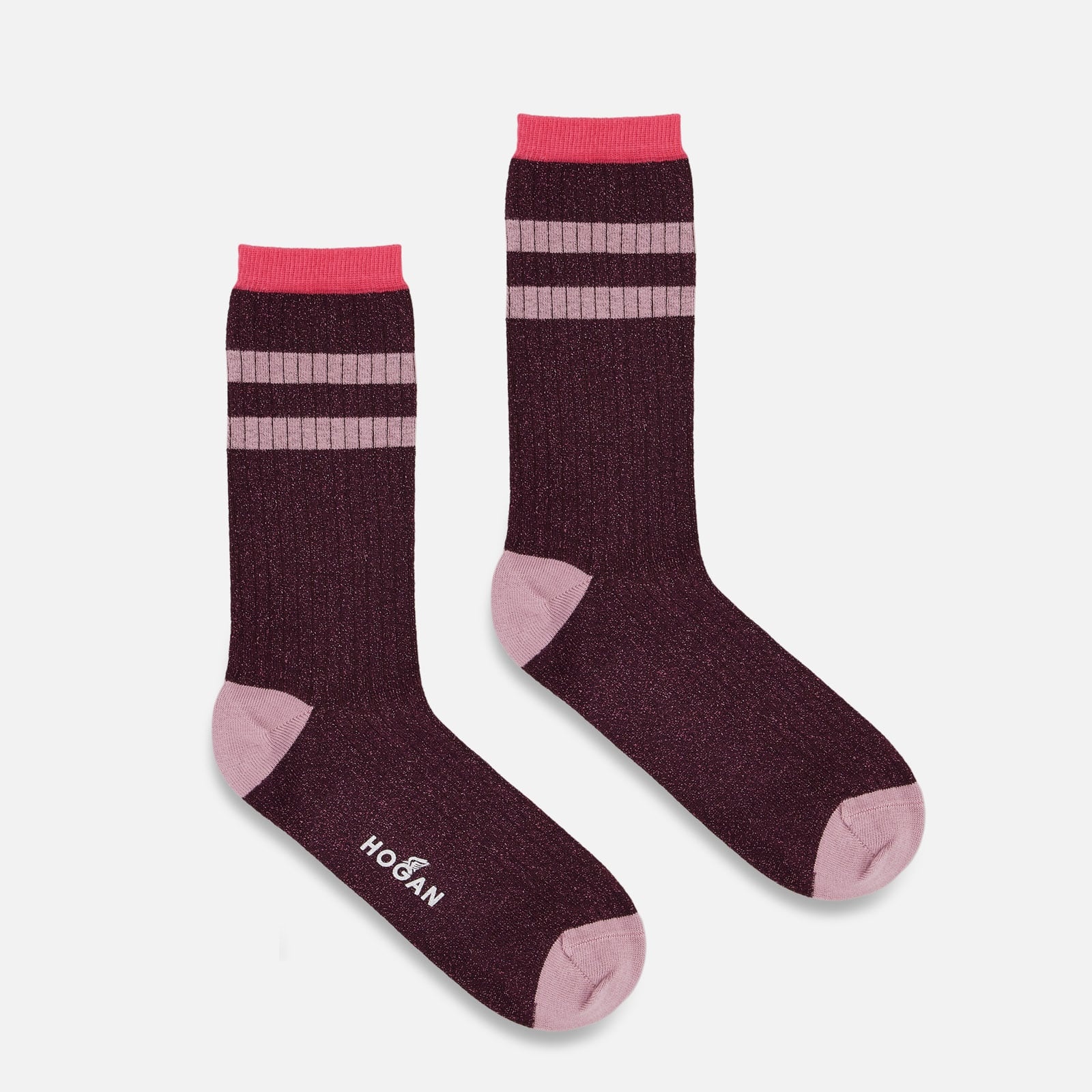 Hogan Socks Burgundy - 1