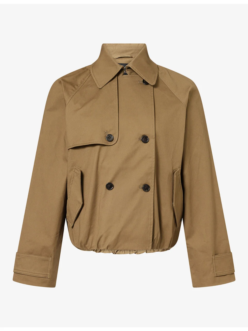 Jett Double-Breasted Cotton-Blend Jacket - 1