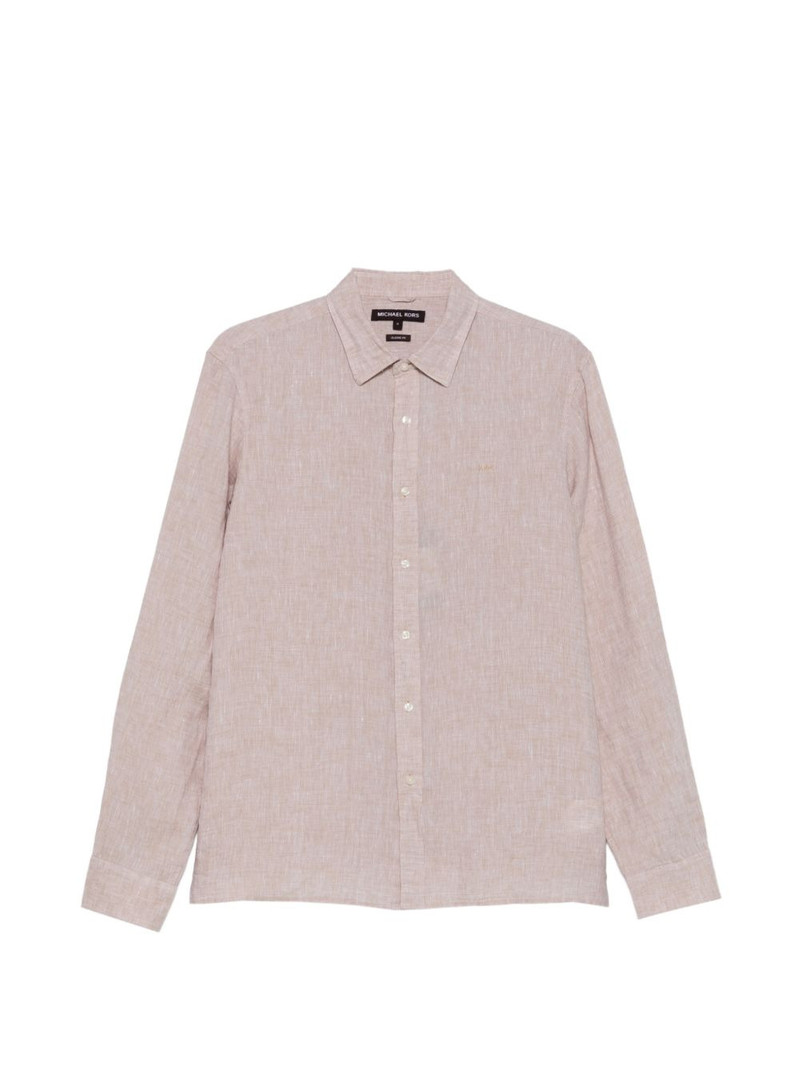 logo-embroidered shirt 1